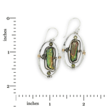 Olive Pearl Bark Earrings - Art by any Means Jewelryproduct_
