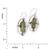 Olive Pearl Bark Earrings - Art by any Means Jewelryproduct_