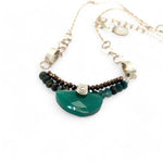 Onyx Semi - Circle Necklace 82640N - Art by any Means Jewelryproduct_