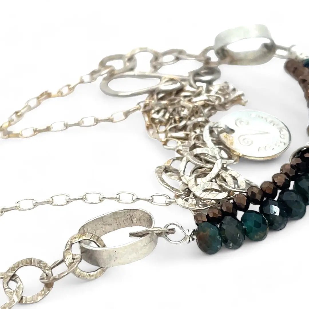Onyx Semi - Circle Necklace 82640N - Art by any Means Jewelryproduct_
