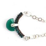 Onyx Semi - Circle Necklace 82640N - Art by any Means Jewelryproduct_