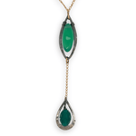 Onyx Vibrations Charm Necklace 84830N - Art by any Means Jewelryproduct_