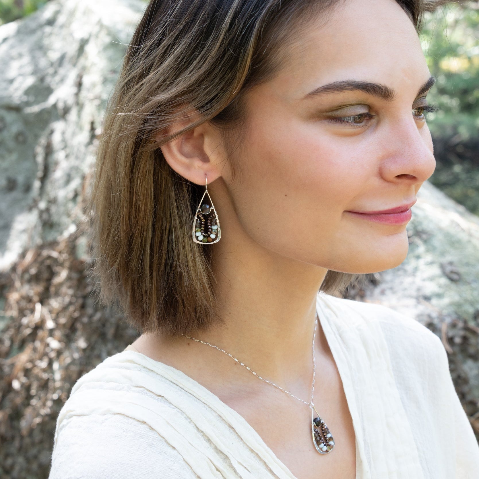 Opal Harbor Drop Earrings - Art by any Means Jewelry#product_
