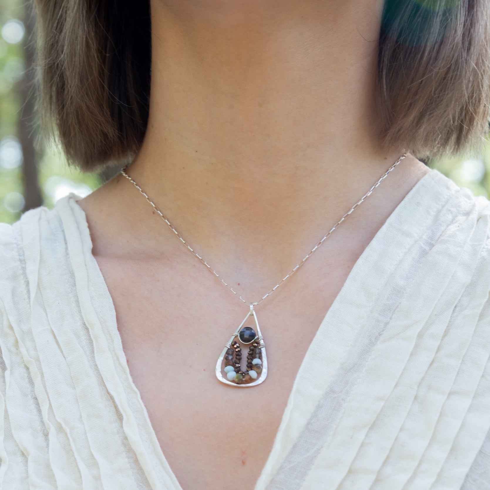 Opal Harbor Drop Necklace - Art by any Means Jewelry#product_