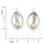 Opal Introspection Continuous Wire Earrings - Art by any Means Jewelryproduct_