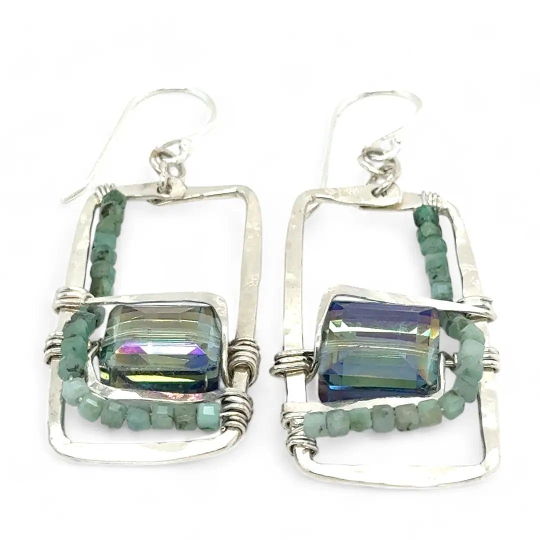 Open Crystal Earrings E84053 - Art by any Means Jewelryproduct_