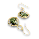 Orbital Zebra Jasper Drop Earrings - Art by any Means Jewelryproduct_