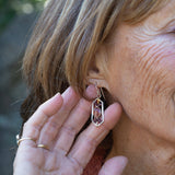 Oxide Garnet Drop Earrings - Art by any Means Jewelry#product_