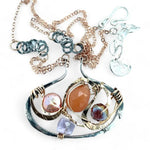 Painter's Palette Necklace 83115N - Art by any Means Jewelryproduct_
