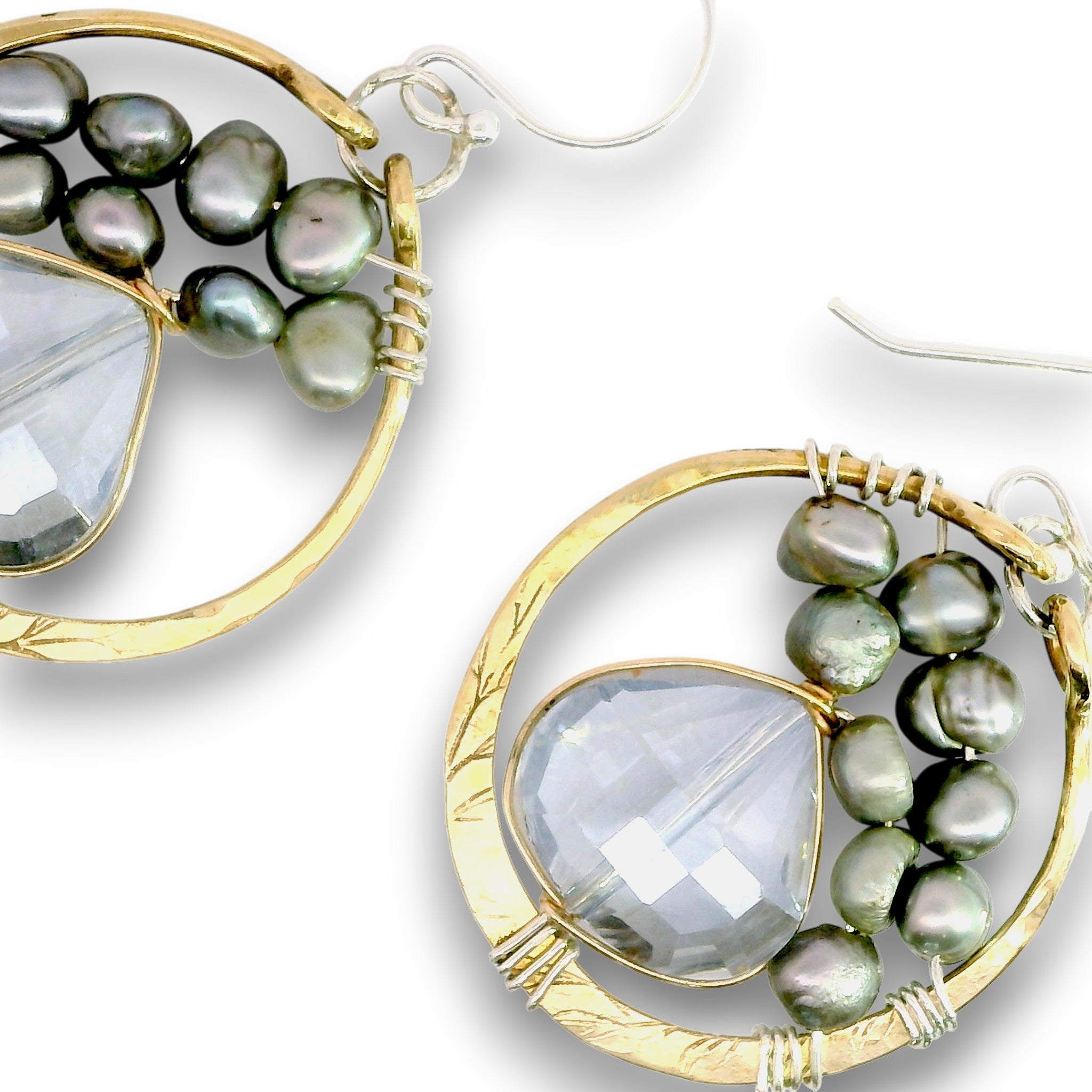 Pale Aura Drop Earrings - Art by any Means Jewelryproduct_