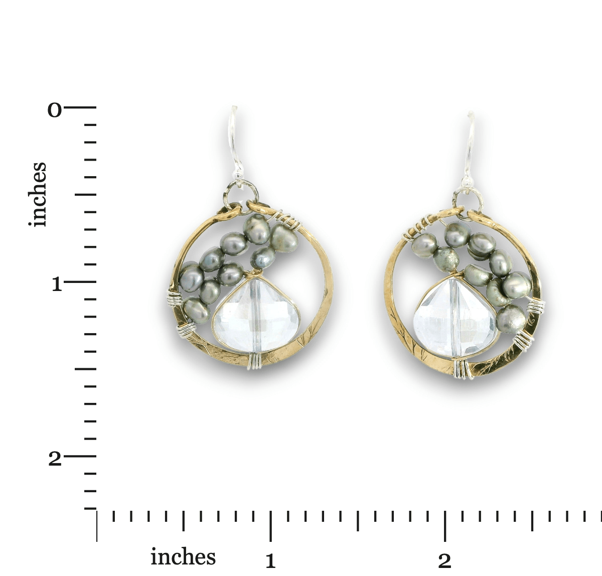 Pale Aura Drop Earrings - Art by any Means Jewelryproduct_