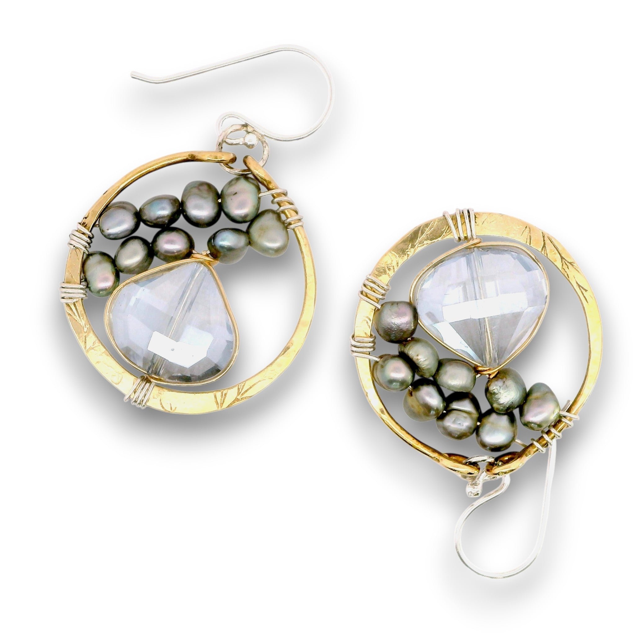 Pale Aura Drop Earrings - Art by any Means Jewelryproduct_