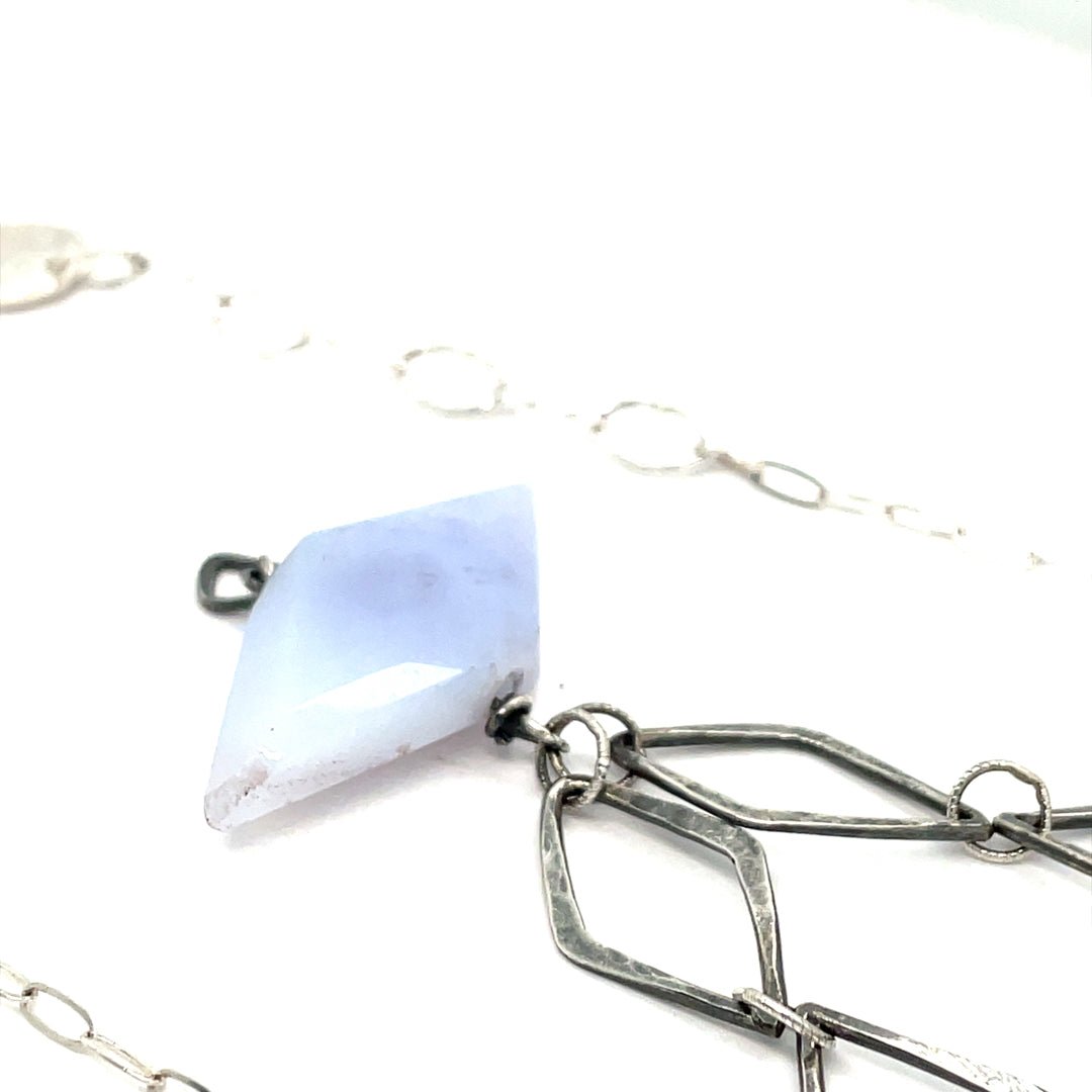 Pale Sky Agate Necklace 83340N - Art by any Means Jewelryproduct_