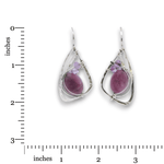 Papilio Sugilite Continuous Wire Earrings - Art by any Means Jewelryproduct_