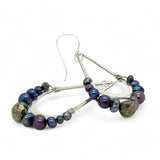 Peacock Pearl Earrings E83571 - Art by any Means Jewelryproduct_