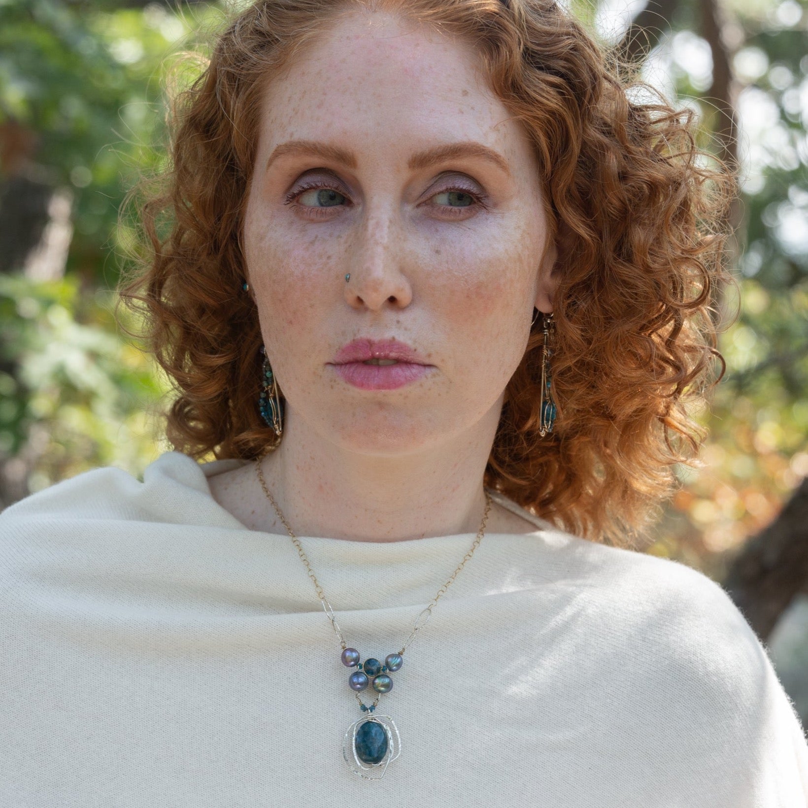 Peacock Pearl Necklace 82074N - Art by any Means Jewelryproduct_