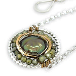 Pearl Bark Coin Necklace 84630N - Art by any Means Jewelryproduct_