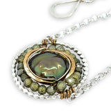 Pearl Bark Coin Necklace 84630N - Art by any Means Jewelryproduct_