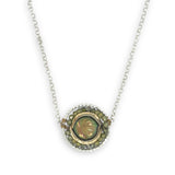 Pearl Bark Coin Necklace 84630N - Art by any Means Jewelryproduct_
