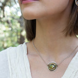 Pearl Bark Coin Necklace - Art by any Means Jewelry#product_