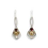 Pearl Node Drop Earrings - Art by any Means Jewelryproduct_