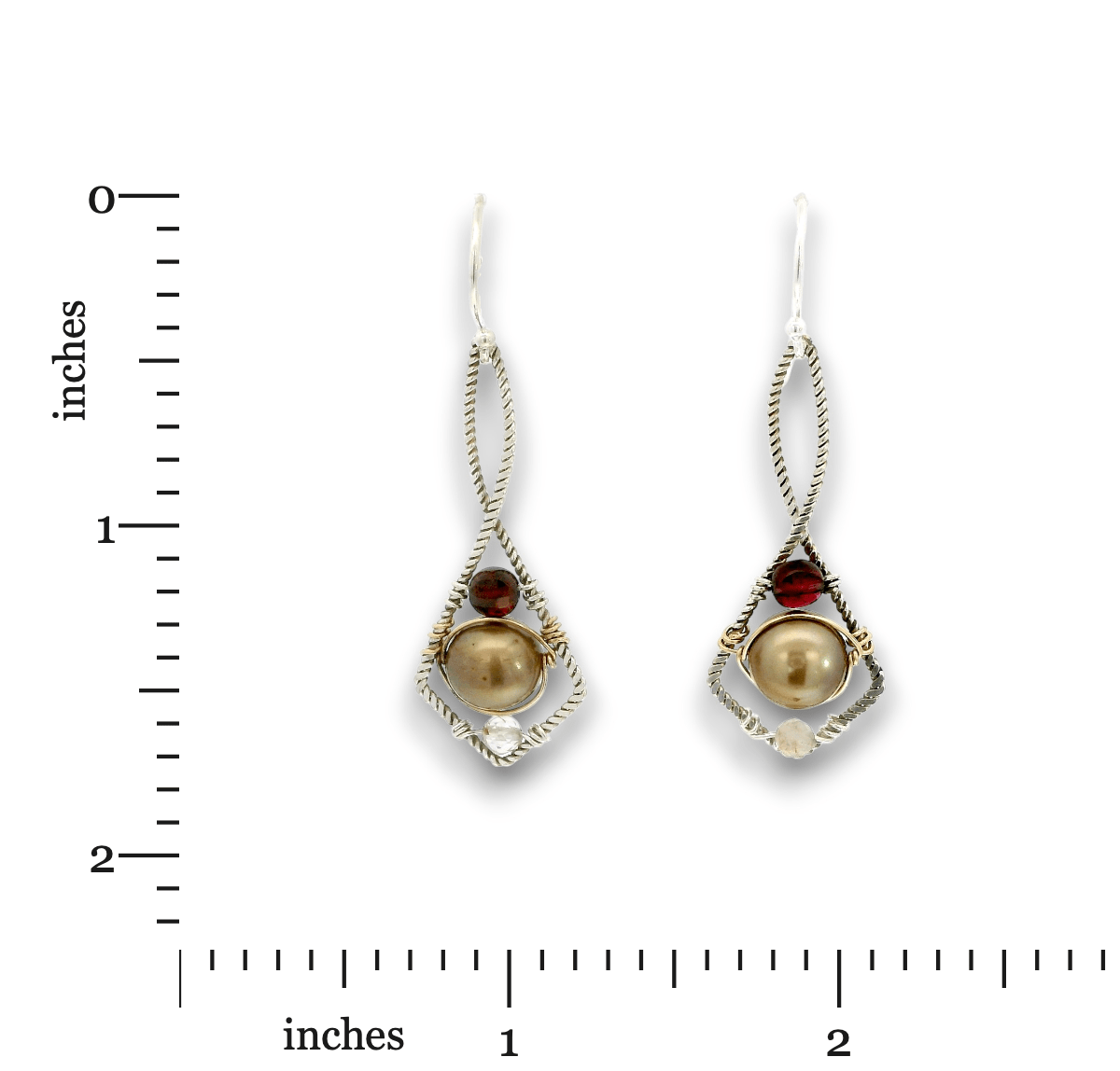 Pearl Node Drop Earrings - Art by any Means Jewelryproduct_