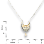 Pearly Leaves Necklace - Art by any Means Jewelryproduct_