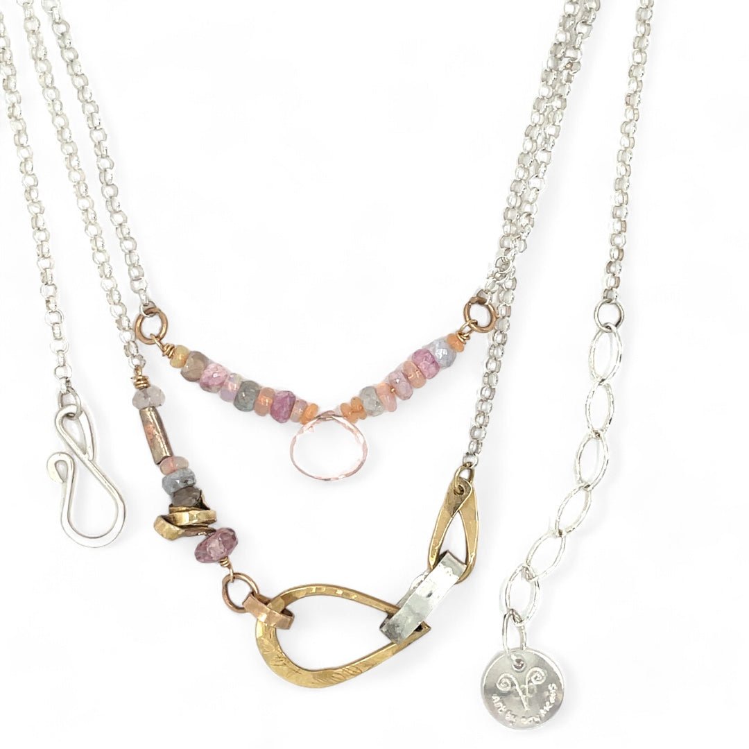 Peony Rose Quartz Necklace 83125N - Art by any Means Jewelryproduct_