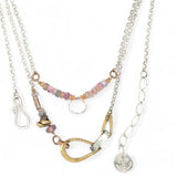 Peony Rose Quartz Necklace 83125N - Art by any Means Jewelryproduct_