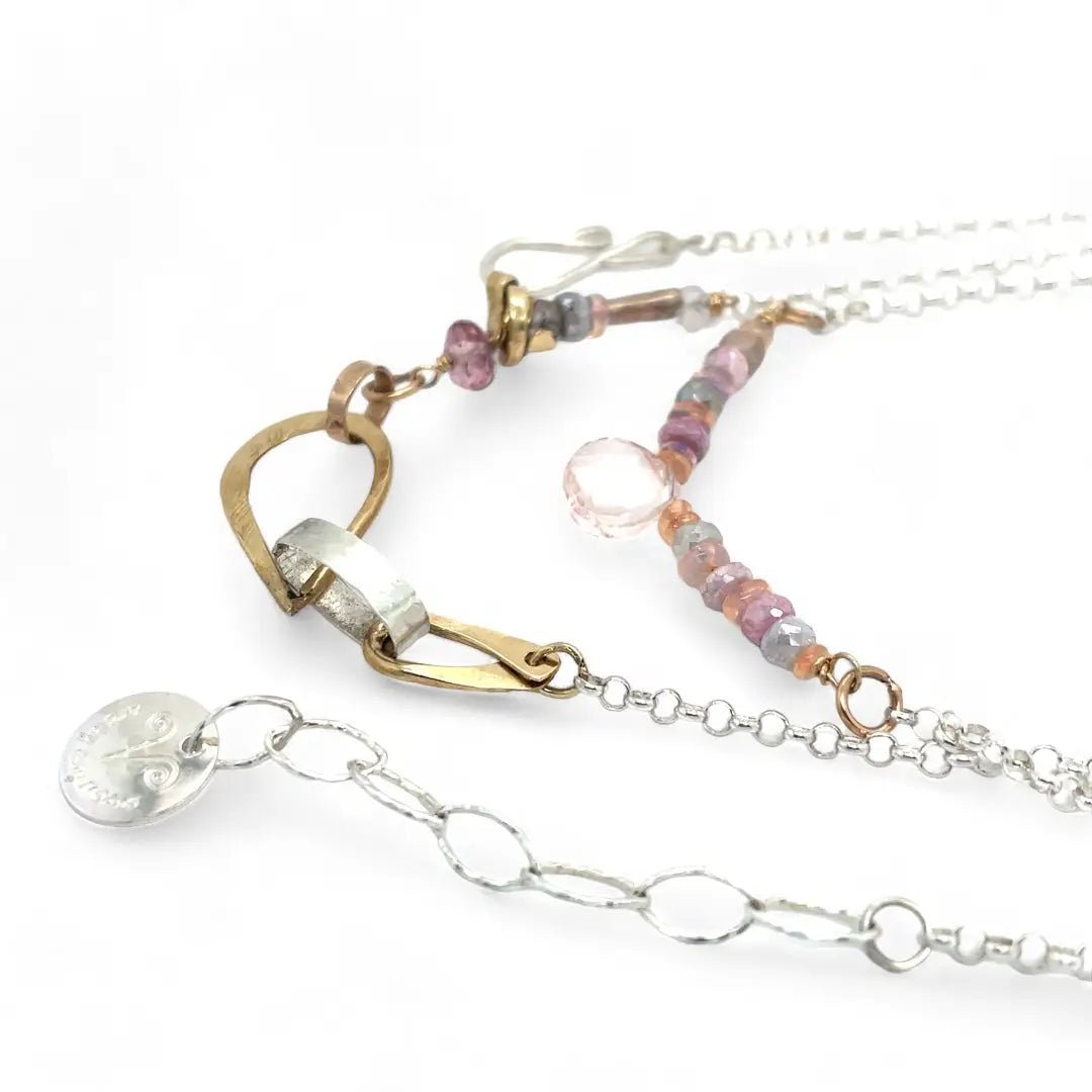 Peony Rose Quartz Necklace 83125N - Art by any Means Jewelryproduct_