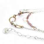 Peony Rose Quartz Necklace 83125N - Art by any Means Jewelryproduct_