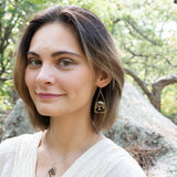 Pietersite Tether Dangle Earrings - Art by any Means Jewelry#product_