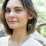 Pietersite Tether Dangle Earrings - Art by any Means Jewelry#product_