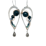 Pine Bough Bloodstone Earrings E82646 - Art by any Means Jewelryproduct_
