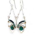 Pine Needle Amethyst Earrings E83216 - Art by any Means Jewelryproduct_