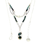 Pine Needle Emerald Necklace 83215N - Art by any Means Jewelryproduct_
