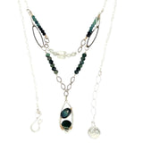 Pine Needle Emerald Necklace 83215N - Art by any Means Jewelryproduct_