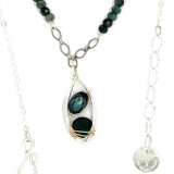 Pine Needle Emerald Necklace 83215N - Art by any Means Jewelryproduct_