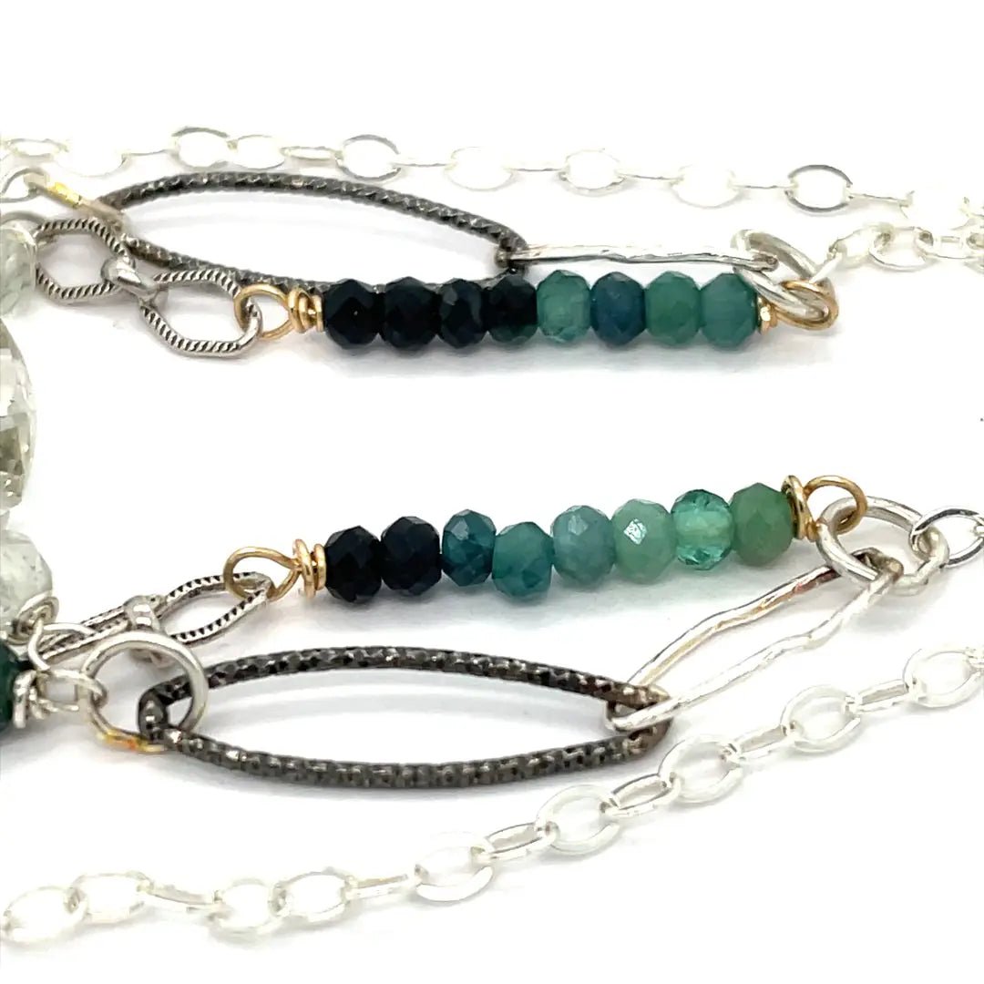Pine Needle Emerald Necklace 83215N - Art by any Means Jewelryproduct_