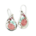 Pink Paisley Quartz Earrings E84006 - Art by any Means Jewelryproduct_