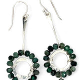 Pitch Pine Emerald Earrings E82656 - Art by any Means Jewelryproduct_