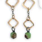 Pixel and Chrysoprase Earrings E84857 - Art by any Means Jewelryproduct_