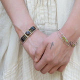 Pixel Gemstone Cuff Bracelet - Art by any Means Jewelry#product_
