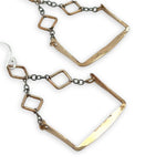 Pixel Gold Squared Earrings E84646 - Art by any Means Jewelryproduct_