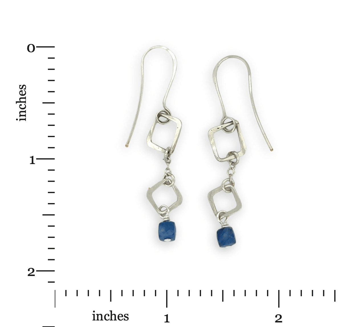 Pixel Link Kyanite Earrings - Art by any Means Jewelryproduct_