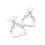 Pixel Silver Squared Earrings E84762 - Art by any Means Jewelryproduct_