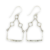 Pixel Silver Squared Earrings E84762 - Art by any Means Jewelryproduct_