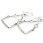 Pixel Silver Squared Earrings E84762 - Art by any Means Jewelryproduct_