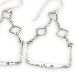 Pixel Silver Squared Earrings E84762 - Art by any Means Jewelryproduct_