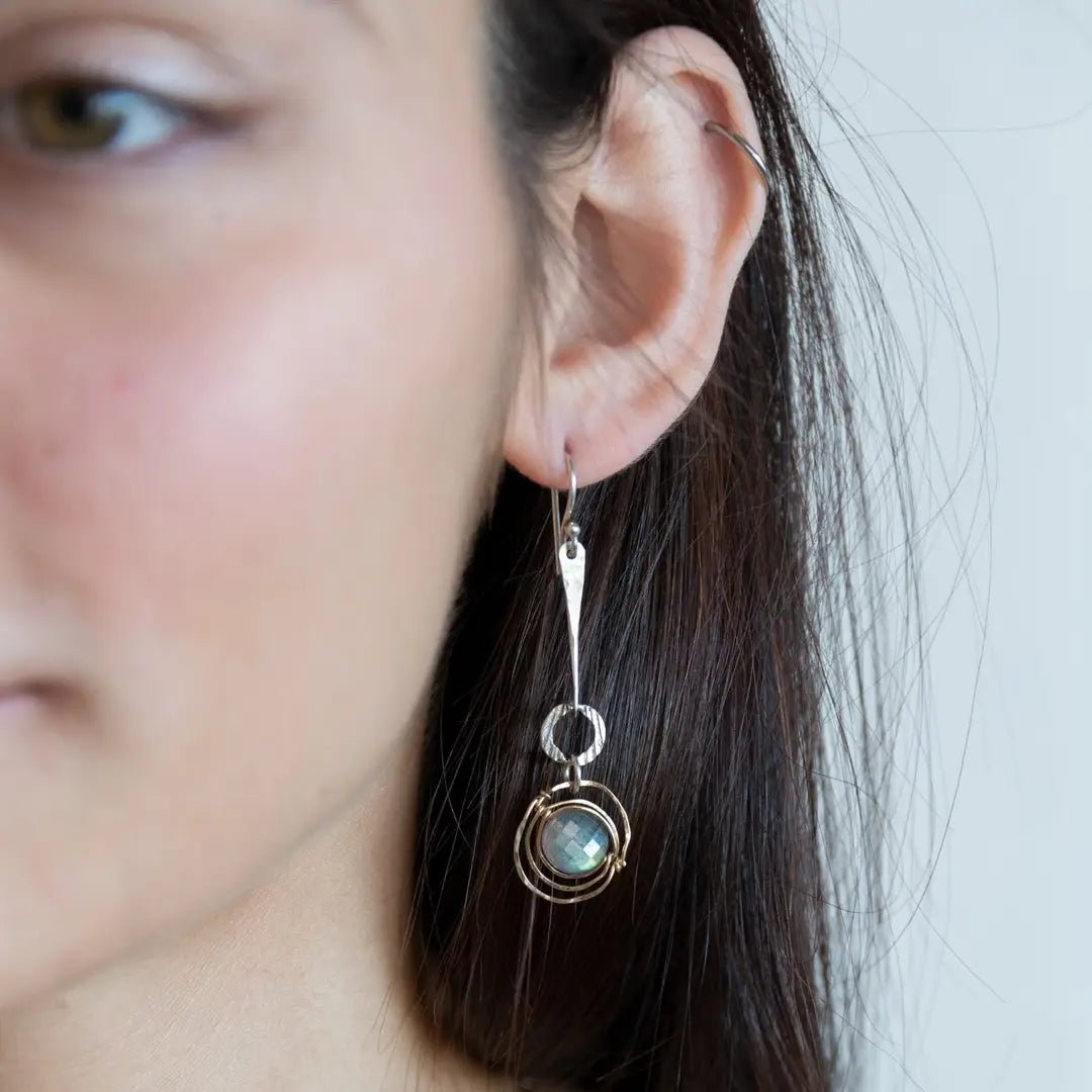 Planetary Labradorite Earrings E83311 - Art by any Means Jewelryproduct_